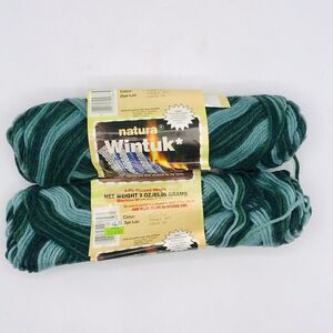 Natura Wintuk Acrylic Yarn Country Tones 977 Skein 1-Full, Skein 2 -75% Full